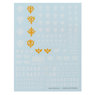 G-Rework TM-Z-02 Premium Decal for HG/MG Zeon Mark 02